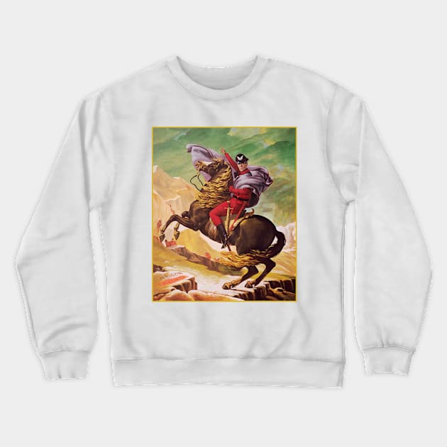 M. Bison Crossing the Alps Crewneck Sweatshirt by randwar